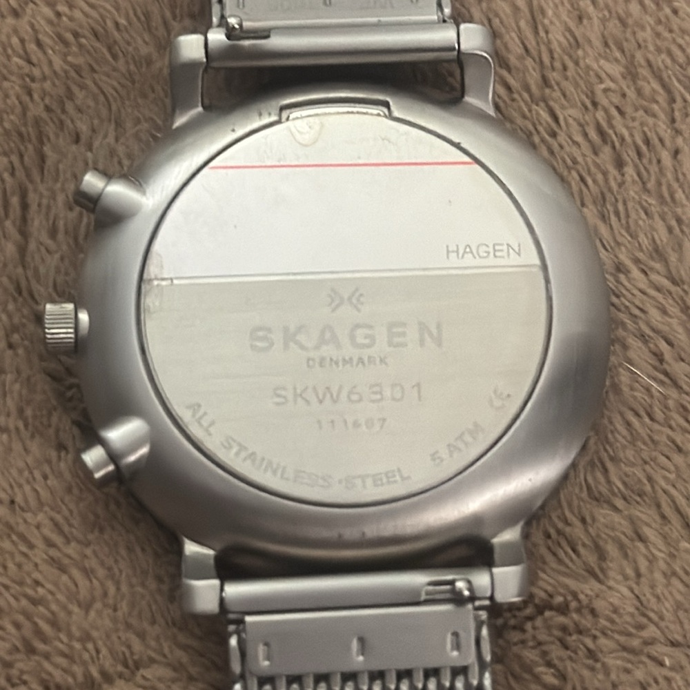 Skagen ladies stainless steel boyfriend watch - Picture 3 of 3